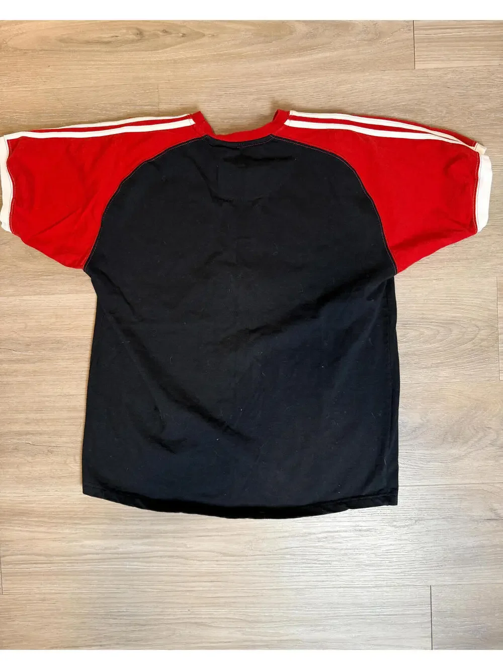 Vintage Canada T Shirt Hockey Graphic Red Black Tee Size Large - Picture 5 of 8